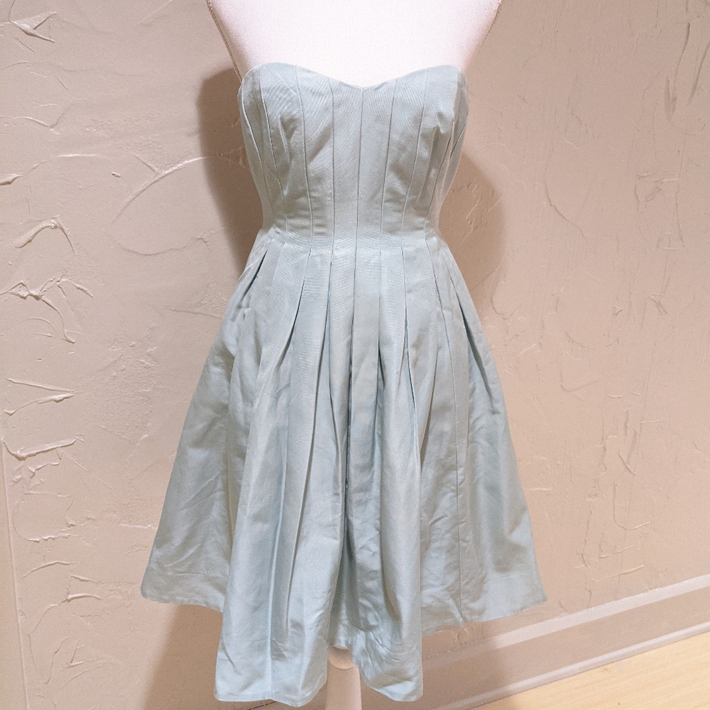 NEW J.Crew Marlie Classic Faille Dress Sea Spray 0